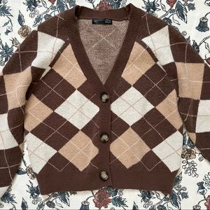 Argyle Cardigan